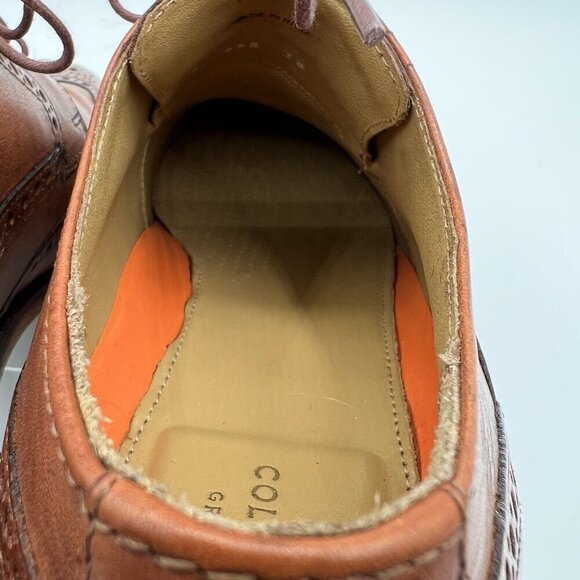 Cole Haan Grand.OS Mens 9.5W Leather Wingtip Brogue Oxford Comfort Shoe Timeless main image 10